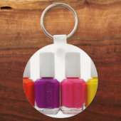 ネオン爪、 ネイルポーランド キーホルダー (正面)