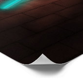 ネオン爪、 ネイル標識 ポスター (角)