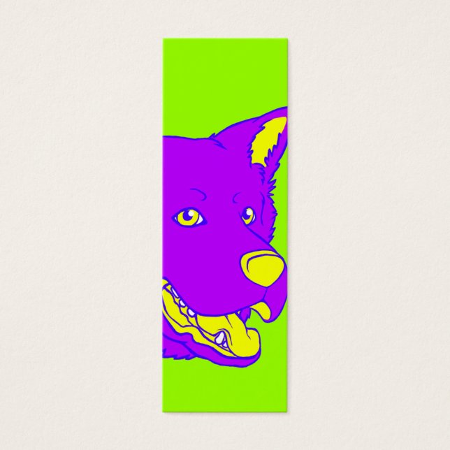 ネオン犬のしおり (正面)
