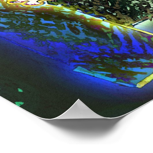 ネオン犬 ポスター (角)