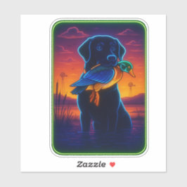 ネオン狩りドッグシール シール