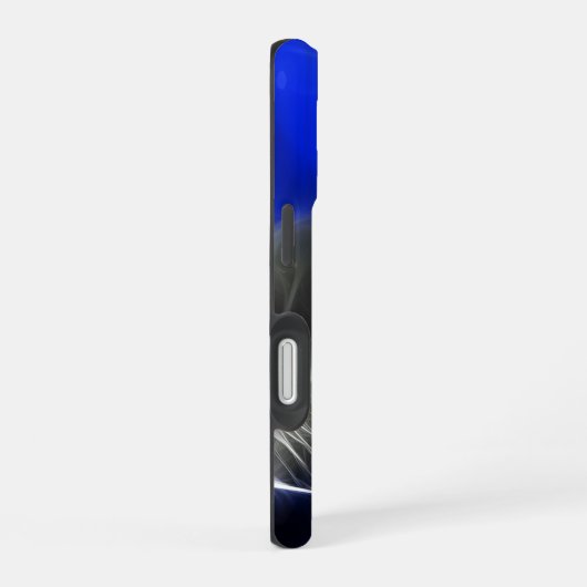 ネオン猫の目 iPhone 16ケース (右側面)