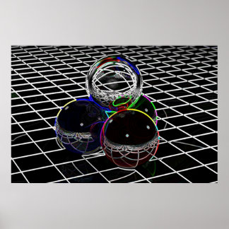 ネオン球 ポスター