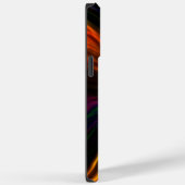 ネオン白熱［赤熱］光を放つアートモノグラムサイケデリックトレンディー Case-Mate iPhoneケース (裏面 / 右)