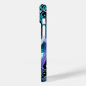 ネオン白熱［赤熱］光を放つ虎の神秘的でエーテル Case-Mate iPhoneケース (裏面 / 左)