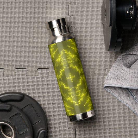 ネオン白熱［赤熱］光を放つ電雷ボルト ウォーターボトル (ジム)