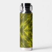 ネオン白熱［赤熱］光を放つ電雷ボルト ウォーターボトル (正面)