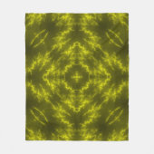 ネオン白熱［赤熱］光を放つ電雷ボルト フリースブランケット (正面)