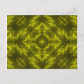 ネオン白熱［赤熱］光を放つ電雷ボルト ポストカード (正面)