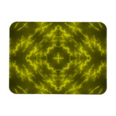 ネオン白熱［赤熱］光を放つ電雷ボルト マグネット (横)