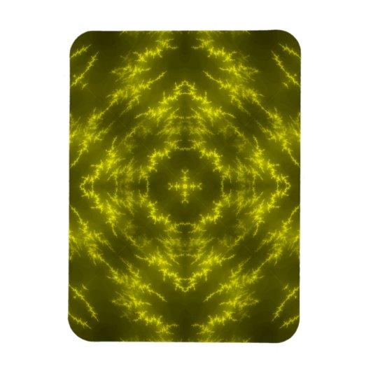 ネオン白熱［赤熱］光を放つ電雷ボルト マグネット (縦)