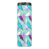 ネオン稲妻ボルト&スターパターン タンブラー (裏面)