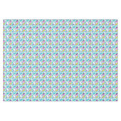 ネオン稲妻ボルト&スターパターン テーブルクロス (正面(横))