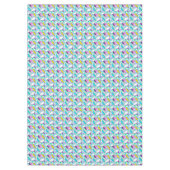 ネオン稲妻ボルト&スターパターン テーブルクロス (正面)