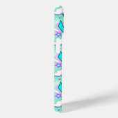 ネオン稲妻ボルト&スターパターン Case-Mate iPhoneケース (裏面 / 右)