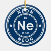 ネオン素子ブルーセラミックオーナメント セラミックオーナメント (裏面)