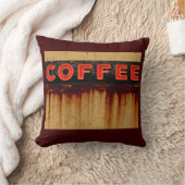 ネオン素朴コーヒーサイン クッション (ブランケット)