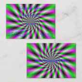 ネオン紡糸用名刺 名刺 (正面/裏面)