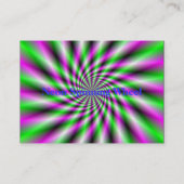 ネオン紡糸用名刺 名刺 (裏面)