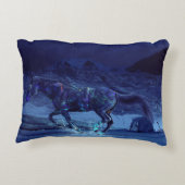 ネオン絵を描ウマ アクセントクッション (裏面)