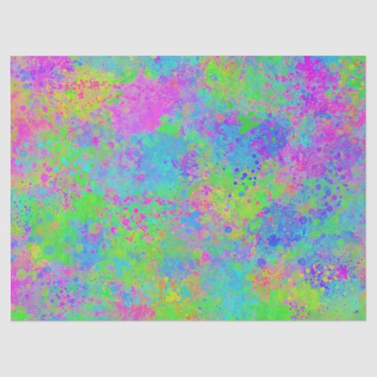 ネオン絵を描ティシュまたはデコページ紙 薄葉紙 (正面)