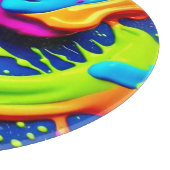 ネオン絵を描ドリップアート カッティングボード (角)