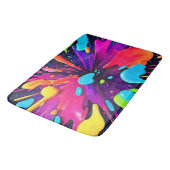 ネオン絵を描バーストアート バスマット (アングル)