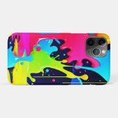 ネオン絵を描プラッシュドリップカオス Case-Mate iPhoneケース (裏面(横))