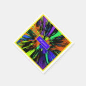 ネオン絵を描プラン スタンダードカクテルナプキン (角)