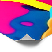 ネオン絵を描爆発 ポスター (角)