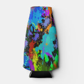 ネオン絵を描（ばちゃばちゃ）跳ねる ボトルクーラー (正面)