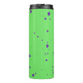 ネオン緑の紫の染み タンブラー (裏面)