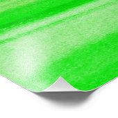 ネオン緑地水彩抽象芸術背景 フォトプリント            (角)