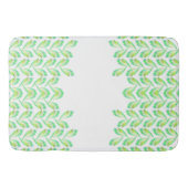 ネオン緑葉の – フラクタルアート、 バスマット (正面)