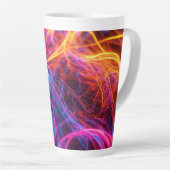 ネオン線 カフェラテマグ (右アングル)