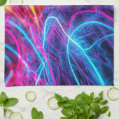 ネオン線 キッチンタオル (折り畳み)