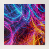 ネオン線 ジグソーパズル (横)