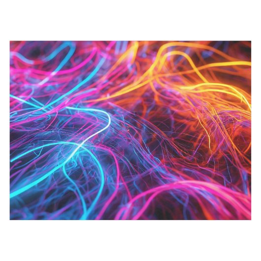 ネオン線 テーブルクロス (正面(横))