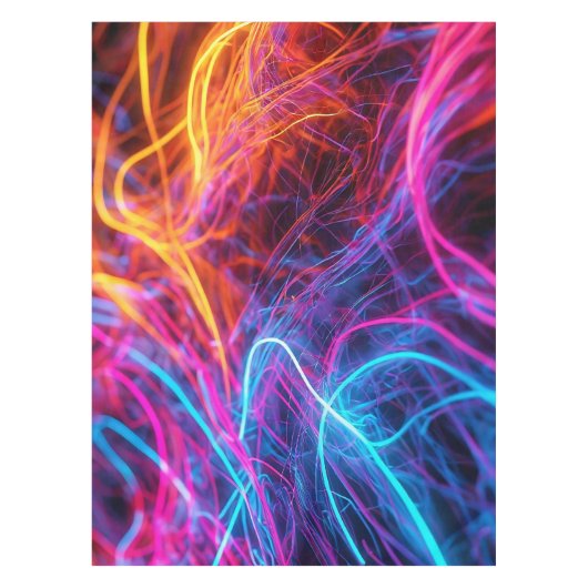 ネオン線 テーブルクロス (正面)