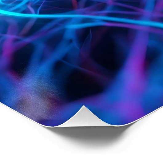 ネオン線 ポスター (コーナー)