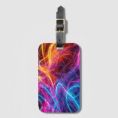 ネオン線 ラゲッジタグ (正面縦)