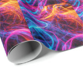 ネオン線 ラッピングペーパー (ロールコーナー)