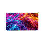 ネオン線 ラベル (正面)