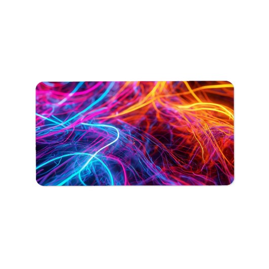 ネオン線 ラベル (正面)