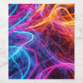 ネオン線 ワインラベル (シングルラベル)