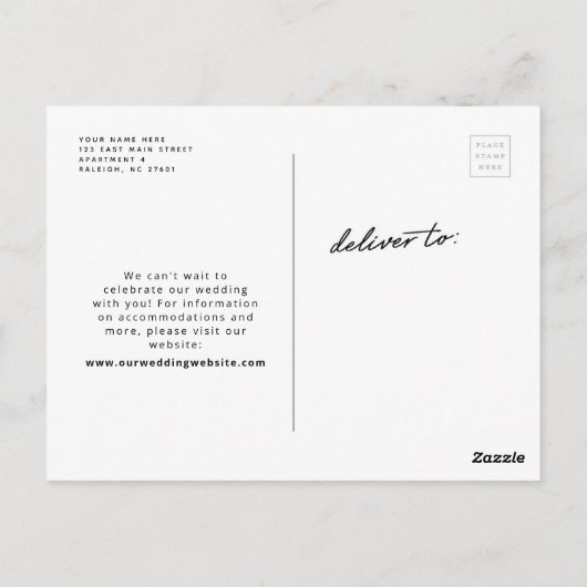 ネオン縦型写真日付はがきを保存 ポストカード (裏面)