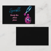 ネオン美しい 名刺 (正面/裏面)