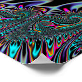 ネオン美的スパイラル ポスター (角)