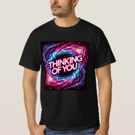 ネオン考え銀河系のYou Mens Tシャツ