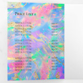 ネオン背景3折パンフレット 三つ折り招待状 (内部最初)